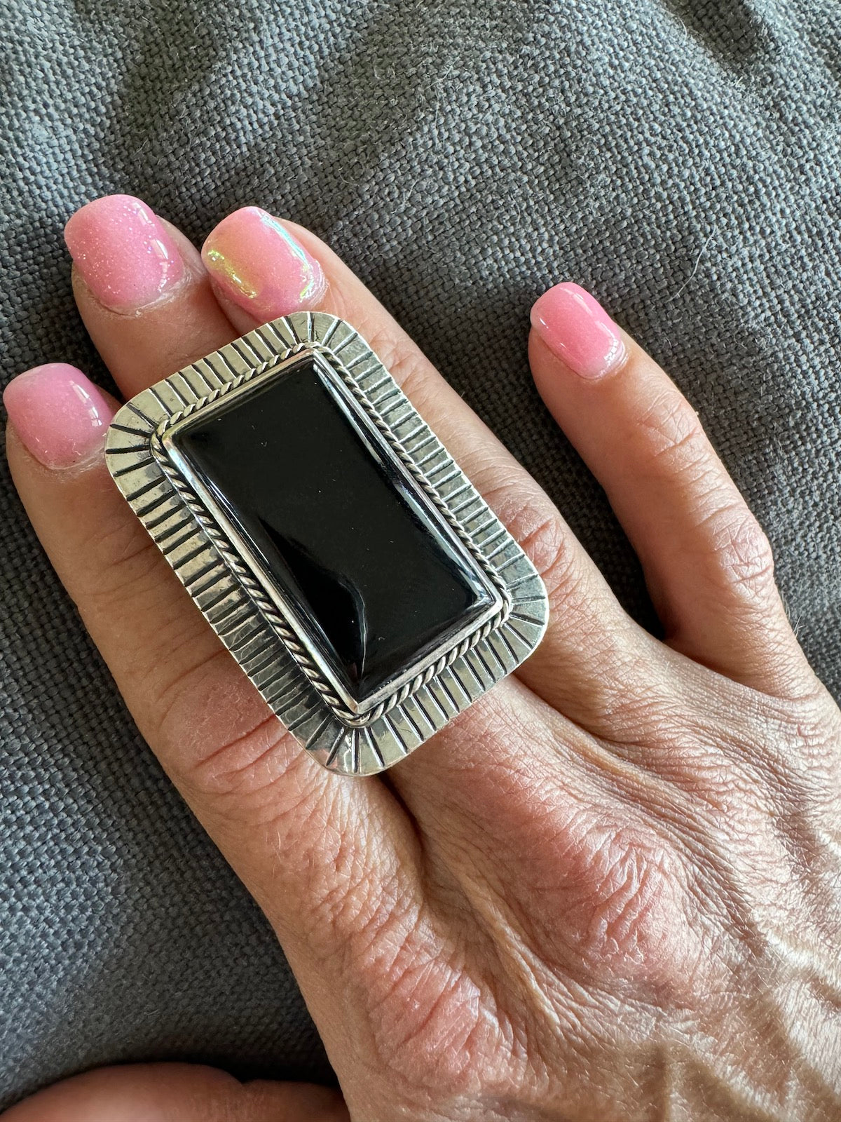 The Whitley Adjustable Square Ring