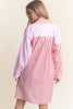 The Noemia Oversized Tunic Striped Button Down