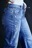 The Oakley Pintuck Barrel Jeans