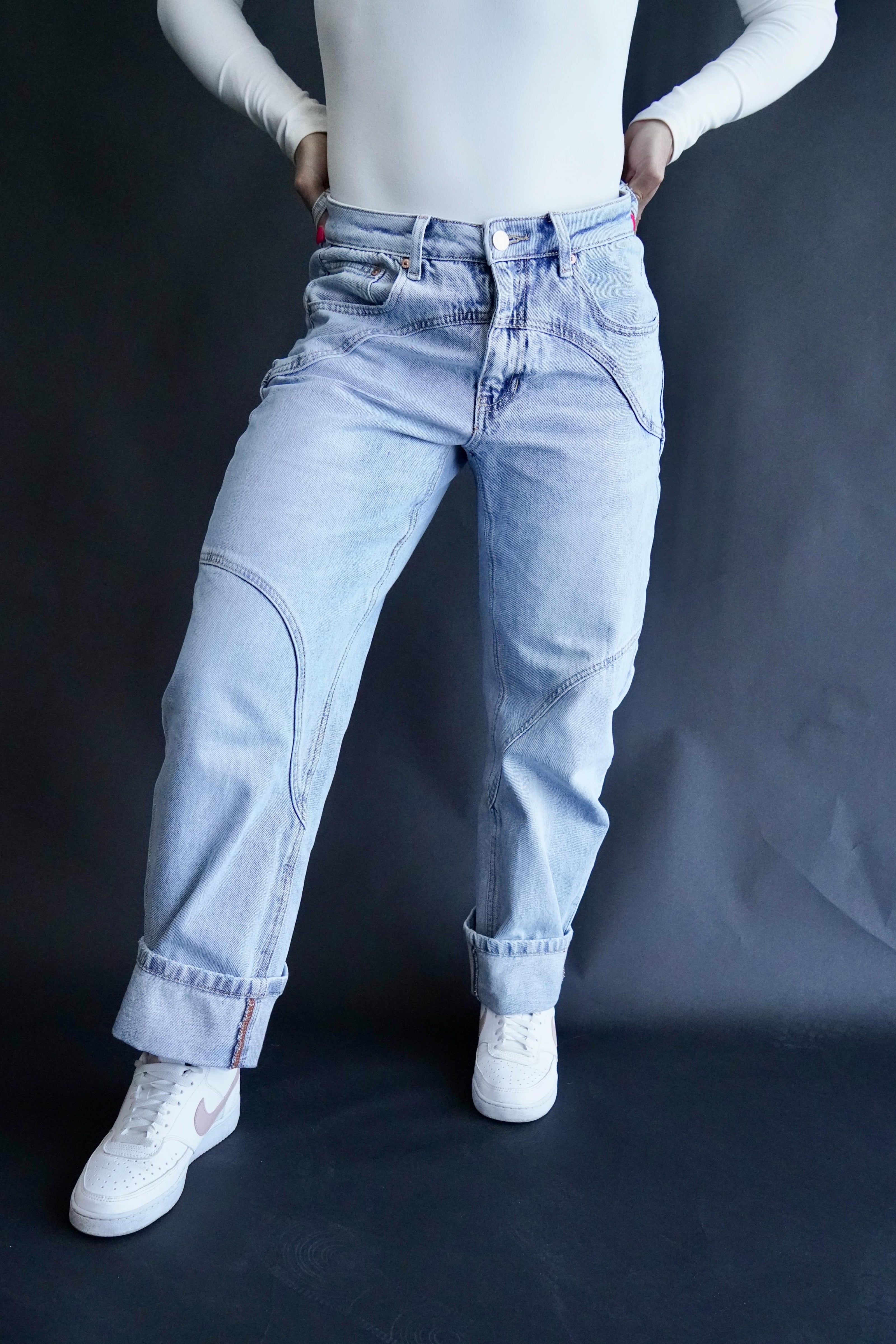 The Carl Dean Horseshoe Barrel Jeans