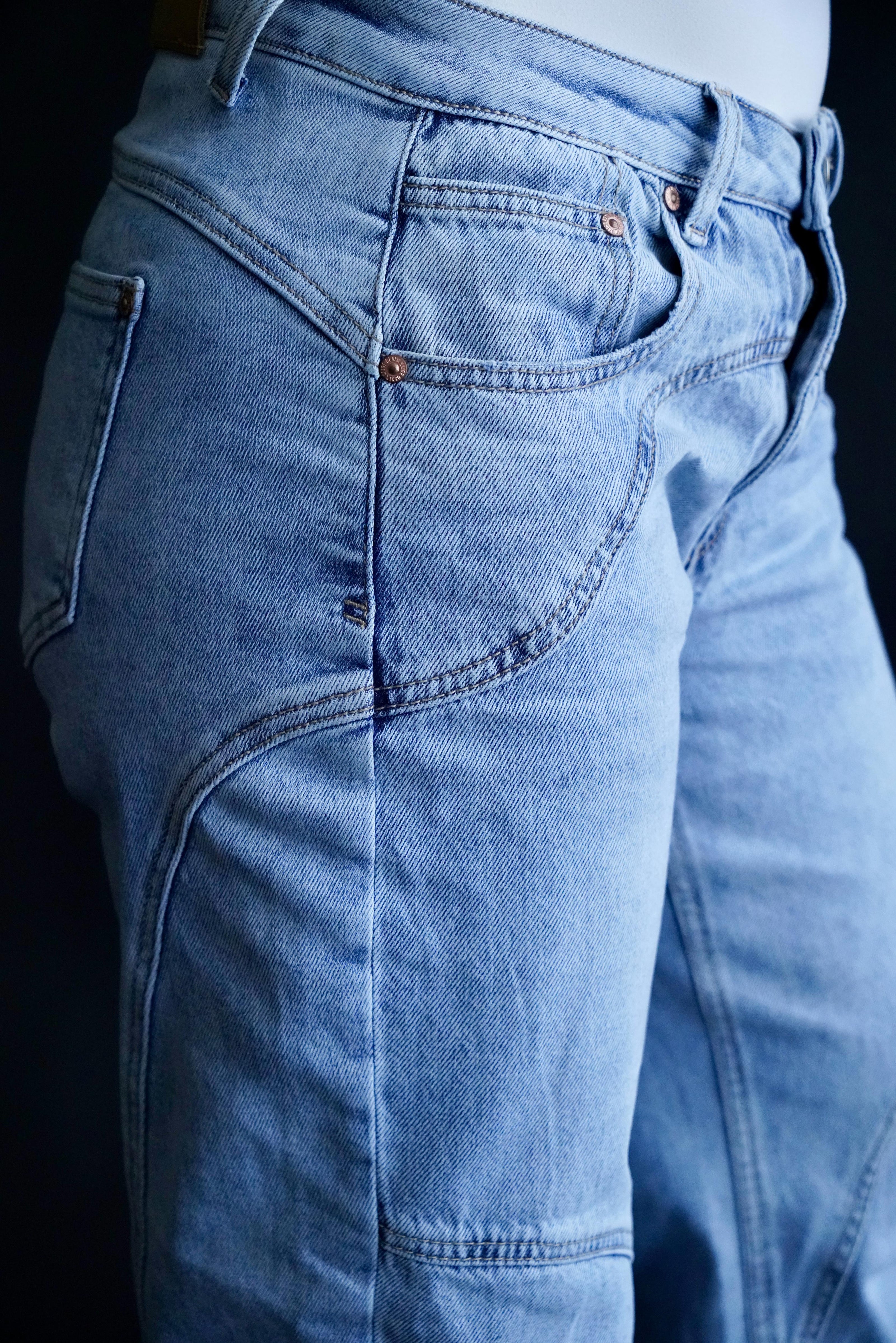 The Carl Dean Horseshoe Barrel Jeans