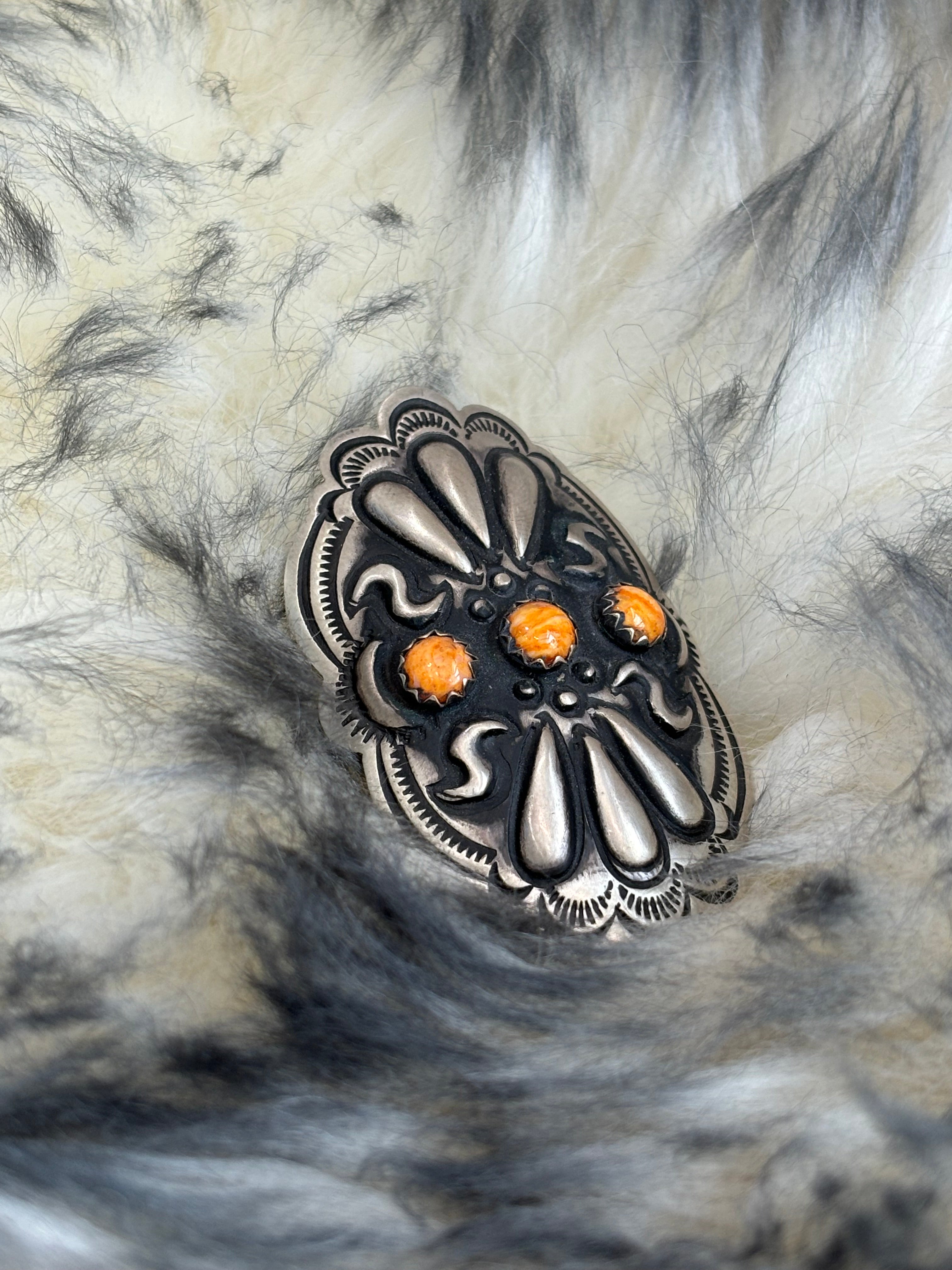 The Nightingale Spiny Shield Ring