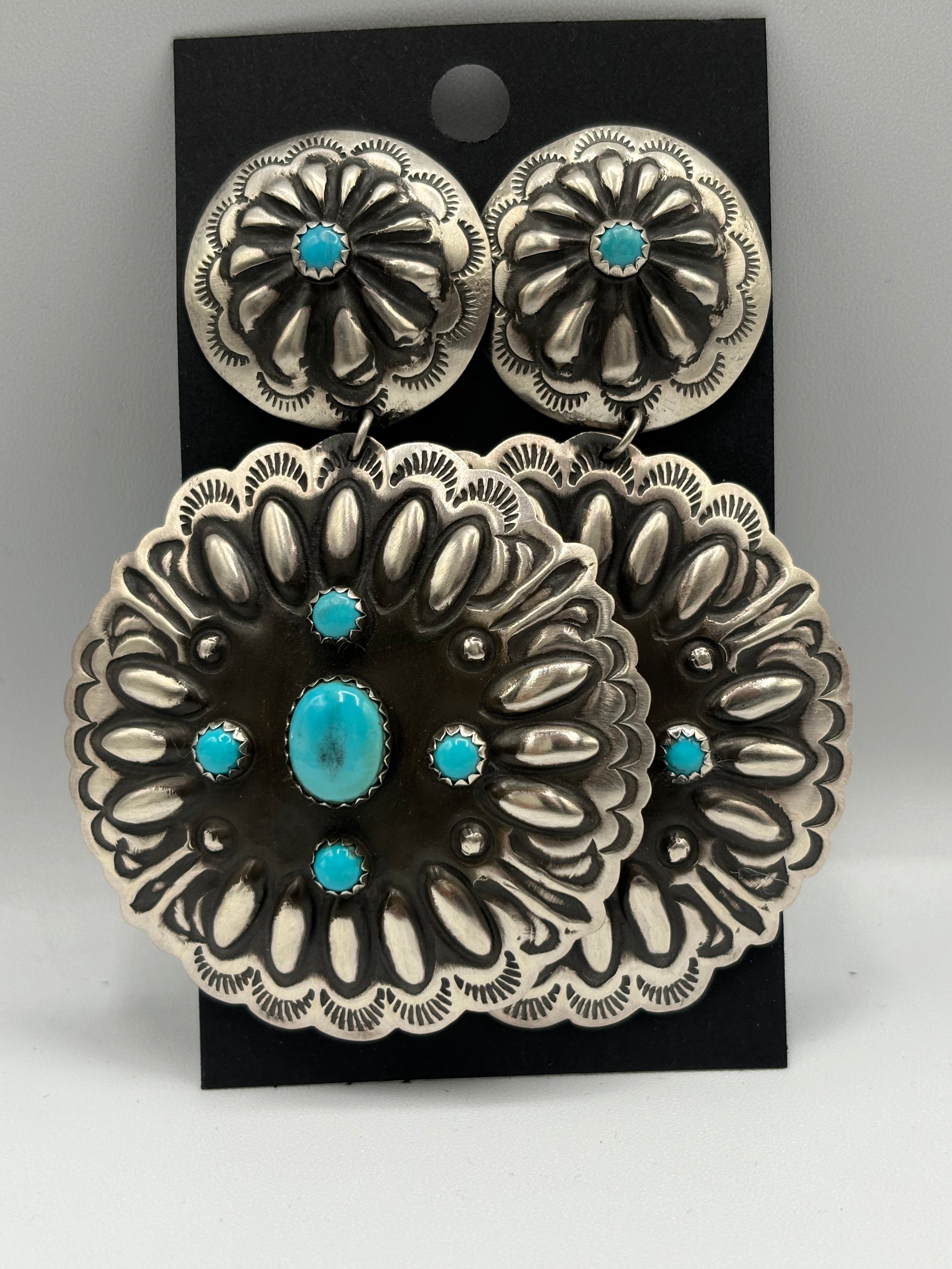 The Radia Double Concho Dangles