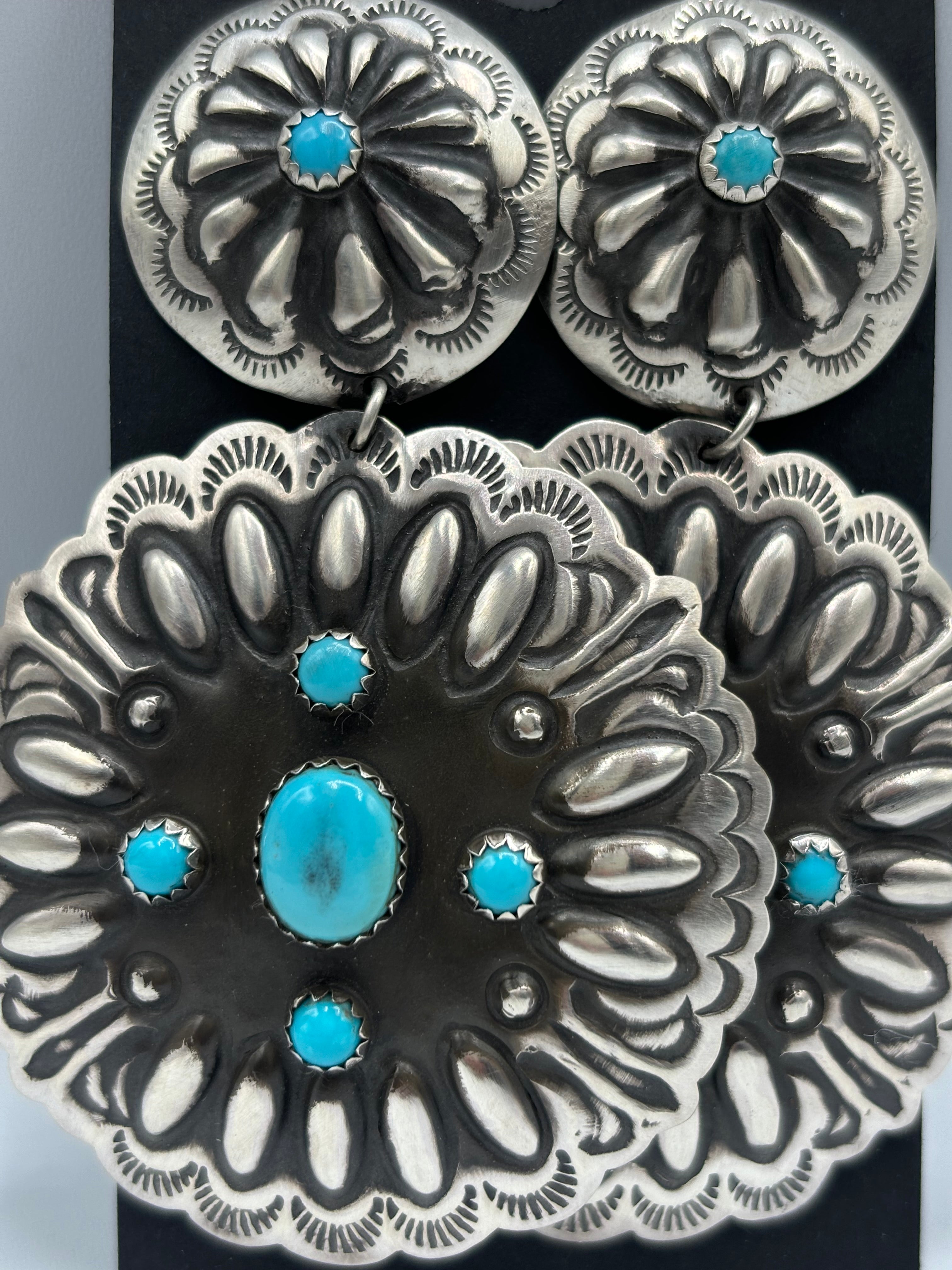 The Radia Double Concho Dangles