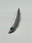 The Buckskin	Feather Pendant w/ Birdseye