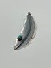 The Buckskin	Feather Pendant w/ Birdseye