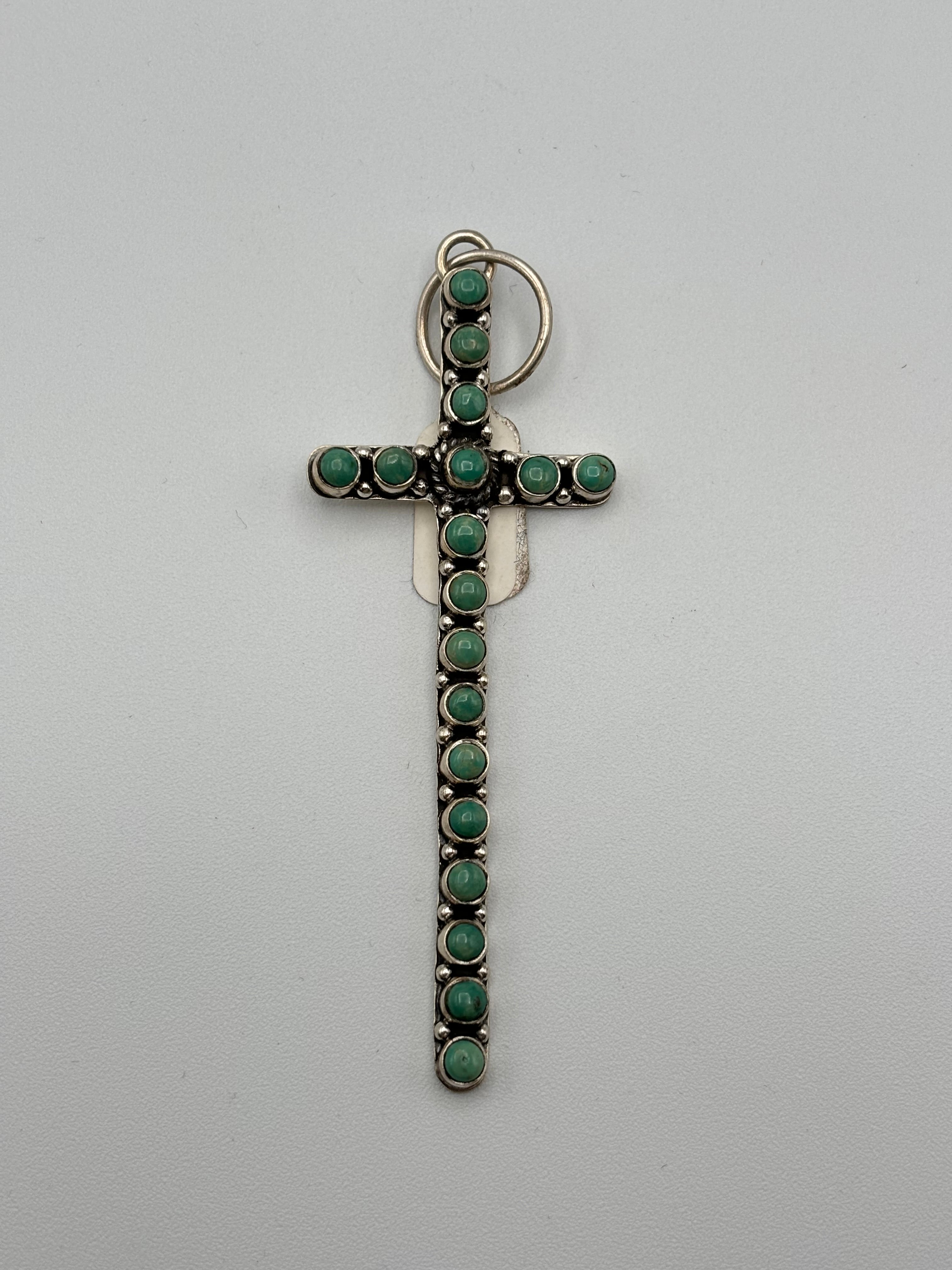 The Morning Glory Narrow Cross Pendant