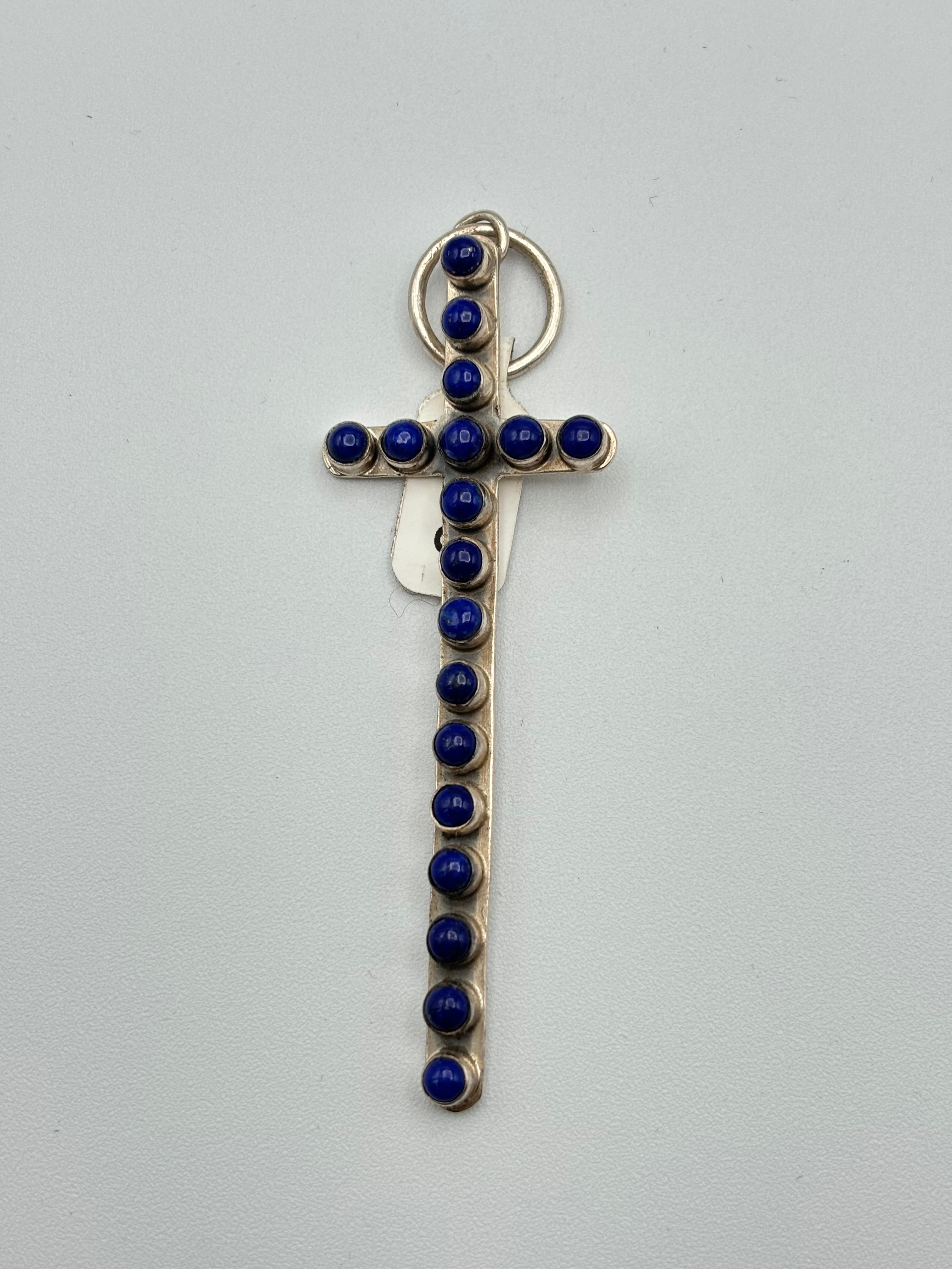 The Morning Glory Narrow Cross Pendant