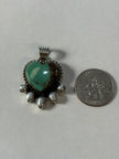 The Nasturtium Heart and Pearl Pendant