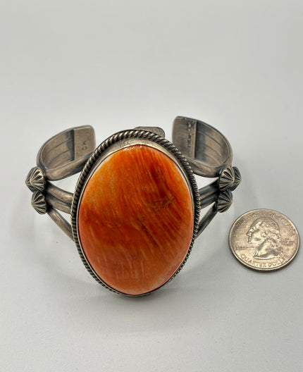 The Sarapion Oversize Orange Spiny Cuff