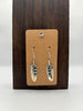 The Cattail Feather Earring | Sage Green Kingman |