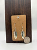 The Cattail Feather Earring | Sage Green Kingman |