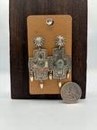 The Nadine Cross Concho Earring | Sage Green Kingman |