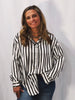 The Willie Stripe Button Down Blouse