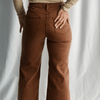 The Wrigley Wide Leg Crops in Espresso