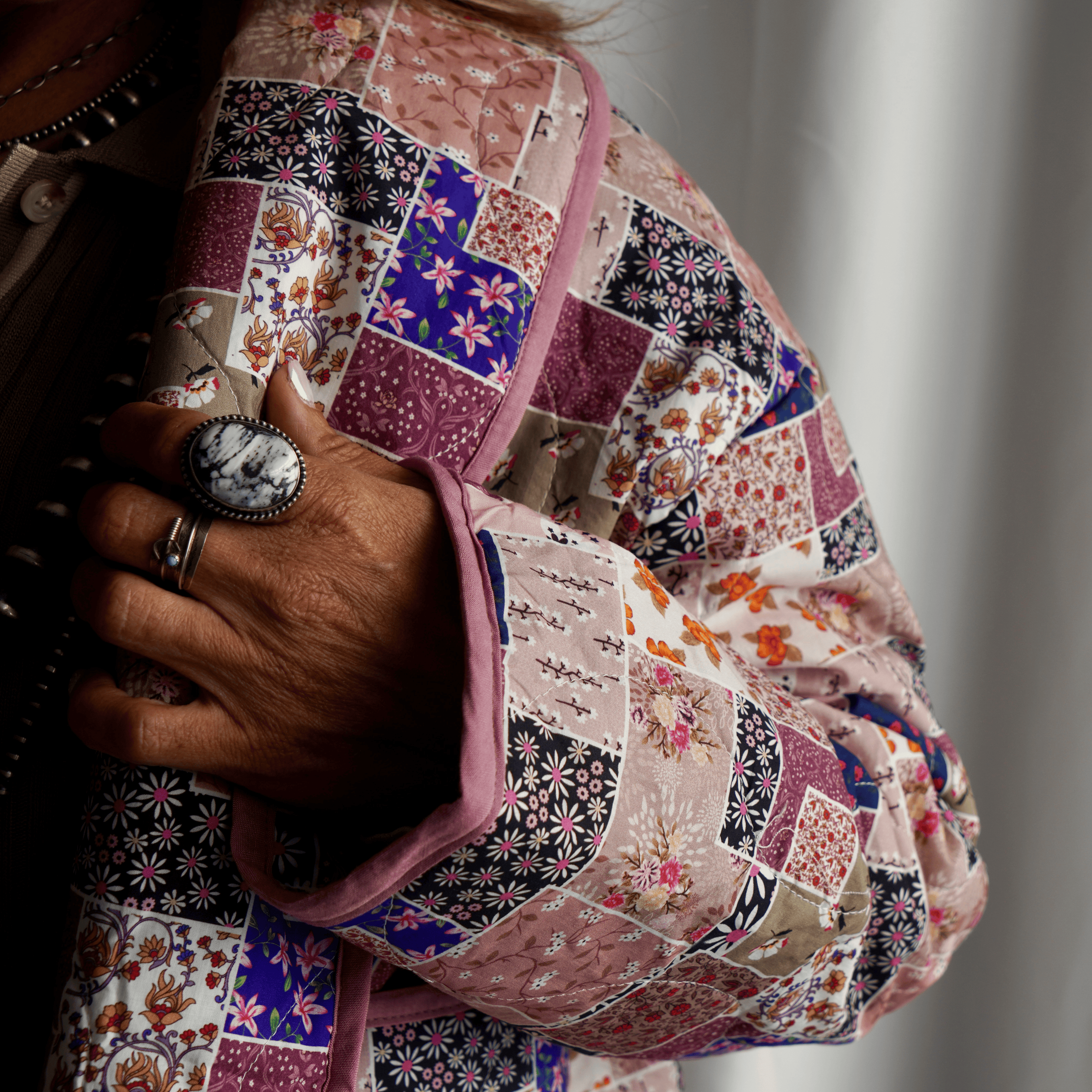 The Mayberry Patchwork Crop Jacket
