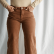 The Wrigley Wide Leg Crops in Espresso