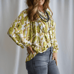 The Sterling Printed Dolman Blouse