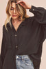 The Delilah Lighweight Button Down Shacket