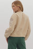 The Gannon Long Sleeve Sweater with Floral Embriodery