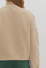 The Gannon Long Sleeve Sweater with Floral Embriodery