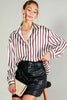 The Willie Stripe Button Down Blouse