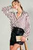 The Willie Stripe Button Down Blouse