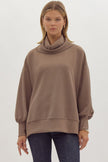 The Sloane Split Turtleneck Pullover