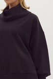 The Sloane Split Turtleneck Pullover