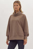 The Sloane Split Turtleneck Pullover