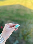 Revival Co. Triangle Turquoise Adjuatable Ring