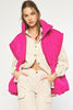 Tilly Quilted Collared Oversized Vest