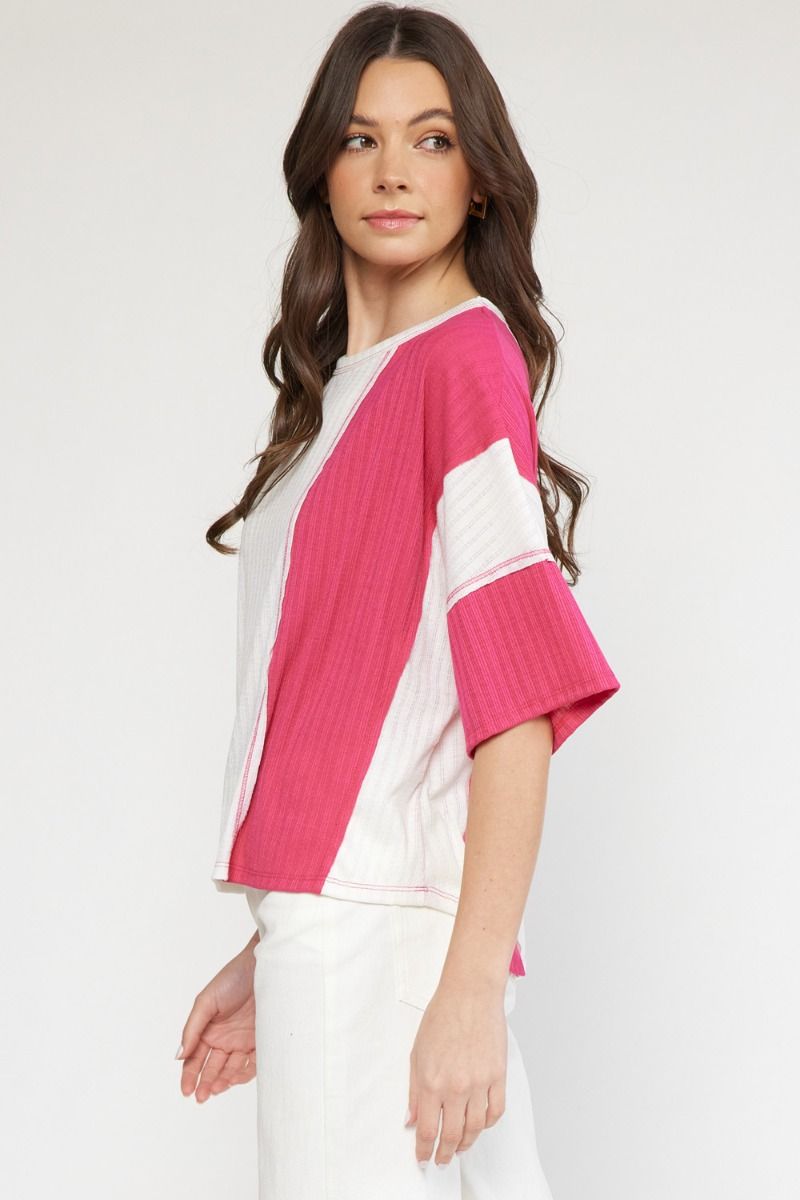 The Kelvin Knit Short Sleeve Top