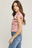The Trip Floral Smocked Flutter Sleeve