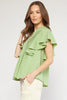 The Oliver Pleated Top