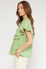 The Oliver Pleated Top