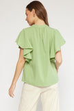 The Oliver Pleated Top