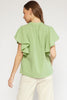 The Oliver Pleated Top