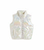 Hal + Co Girls Metallic Puffer Vest