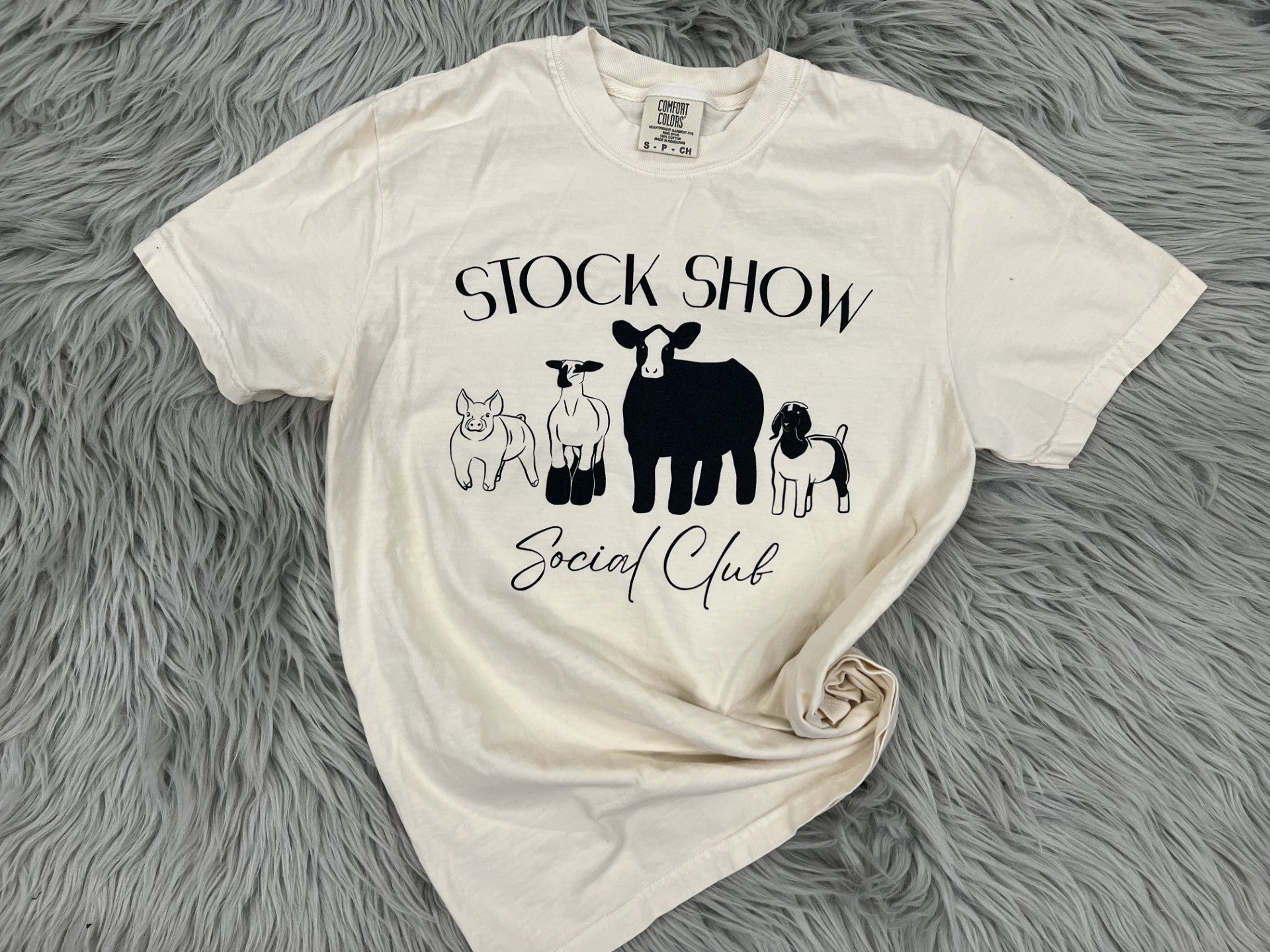 Jac+Co Stock Show Social Club Tee