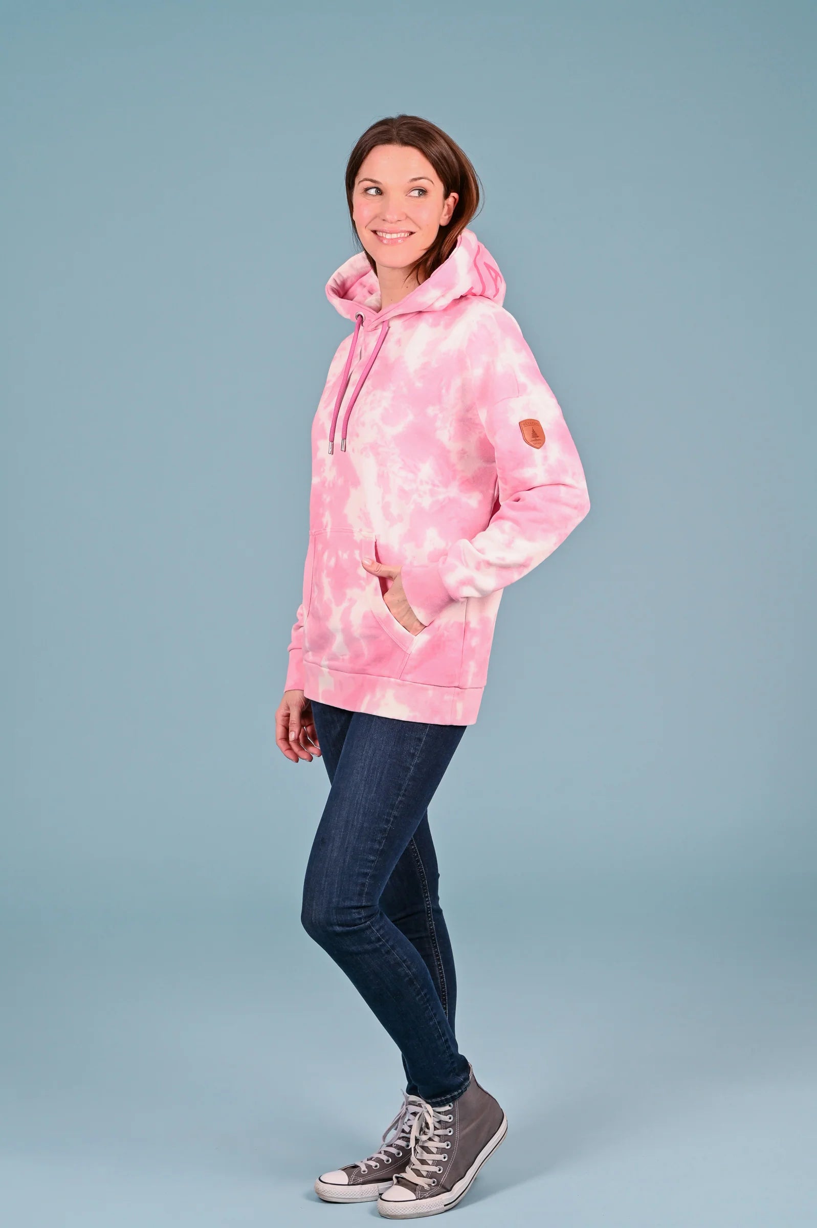Billie Hoodie in Tie Dye Punch